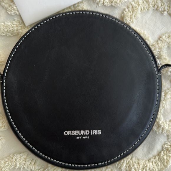 Orseund Iris Leather Circle Crossbody Bag - Picture 1 of 9